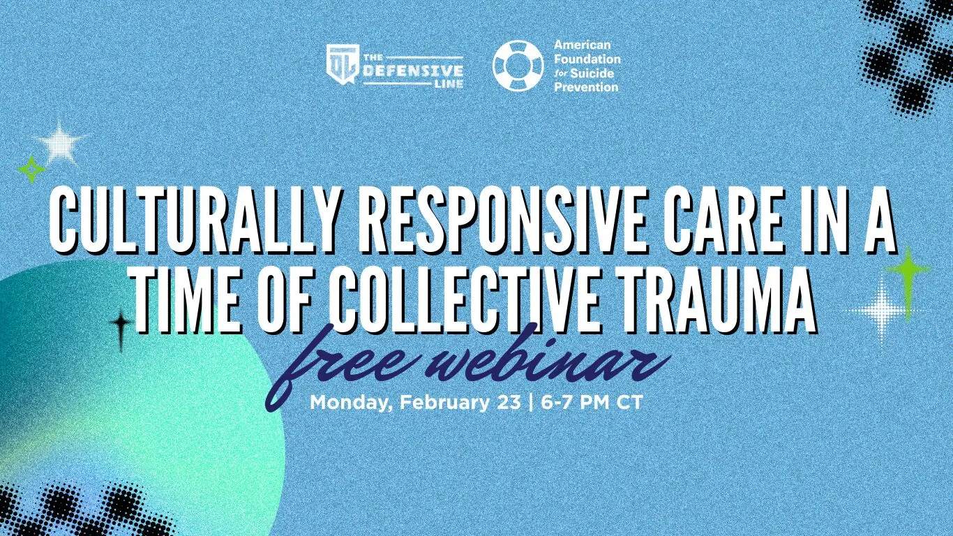 Webinar on culturally responsive care announcement.